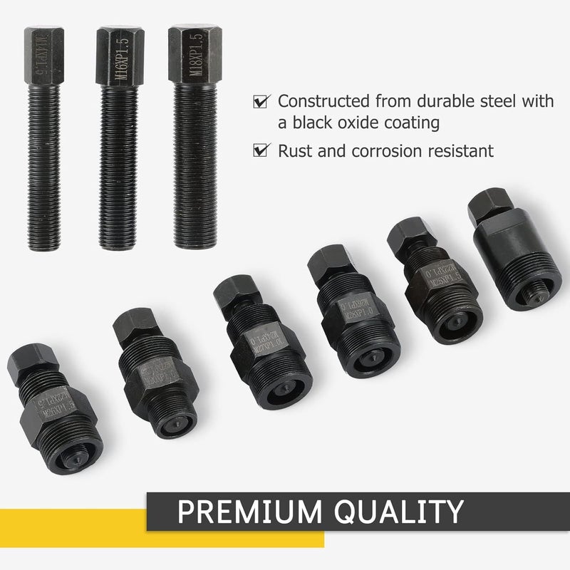 Acymner Motorcycle Flywheel Puller Set | 10PCS Universal ATV Motorcycle Repair Tool for Motorcycle Bikes, Honda, Suzuki, Bosch, Kawasaki, Ducati, Yamaha Flywheel - Image 3